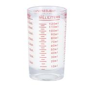 Amexo Verres à Shot 4OZ/120ML, Mini Verre Mesureur avec Balance, Gobelets Doseurs Robustes pour Cuisine Bar, Verre Doseur à Expresso pour Vodka Cocktail Tequila (Rouge)