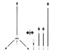 AMEYXGS Ensemble de stabilisateurs d'arc de tir à l'arc 10/12/25/30/71/76,2 cm, barre d'équilibre en carbone 3K avec stabilisateur en caoutchouc et poids pour arc recourbé et arc composé