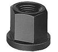 AMF 82149 Écrous hexagonaux x à embase M16 DIN 6331, Noir