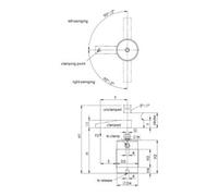 AMF AMF Bride de serrage coudée 9X80 mm Quantité:1