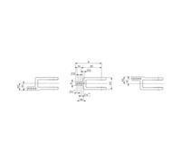 AMF AMF Fer de serrage 6314V avec dents d'escalier longueur 200 mm pour vis de serrage M16 M18 Quantité:1