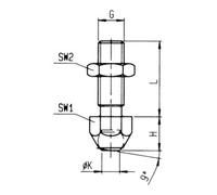 AMF AMF Levier de serrage à cliquet 12 mm Quantité:1