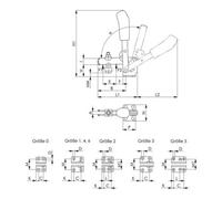 AMF AMF Serrage à levier Gr. 3 Type 6848 H Quantité:1