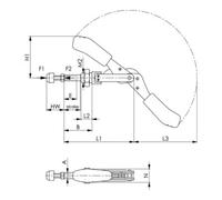 AMF AMF Tendeur de force 3 niveaux 7630-49 M20x22 Quantité:1
