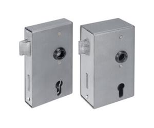 AMF Boîtier de verrouillage AMF 140U DIN L/R dimension A40xB94,5xC173mm distance tête/appuie-tête.60mm distance 72mm Quantité:1