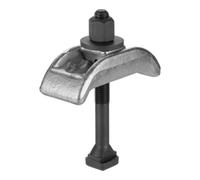 AMF Fer de serrage no.6314V 22-M20x20x160 laqué, biseauté avec vis d'appui réglable Quantité:1