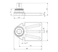 AMF Goujon AMF DIN6379 M8x125mm trempé et revenu à 8,8 Quantité:1