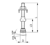 AMF Marchepied AMF n° 7000 taille 4x18mm Quantité:1