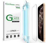 amFilm Lot de 2 protections d'écran OneTouch en verre pour iPhone 11 Pro (5,8") avec kit d'installation facile