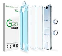 amFilm Verre Trempé pour iPhone 17 Air 6.5", OneTouch 2 Pièces Protection D'écran avec Protecteurs d'objectif de Caméra, étui Compatible