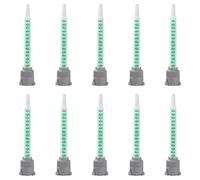 Amfrpar 10 Pièces Buses de Mélange Époxy Tubes Mélangeur Statique 2K Tube de Mélange 1:1 en Plastique Résine pour Pistolet à Colle AB Adhésif Pistolet Applicateur pour Tuyaux de Réorganisation