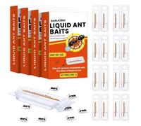 AMFUN 16PCS Pièges à Fourmis Discrets | Stations de Surveillance des Fourmis pour L'intérieur et L'extérieur pour Cuisine, Jardin, Maison et Garde-Manger