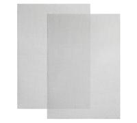 AMFUN 21cm x 30cm Grillage Métallique en Acier Inoxydable, 2PCS Wire Mesh Maille Métallique Filtre, Grille Métallique Anti Insecte pour Ventilation, Sécurité, Fenêtres et Jardin