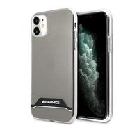AMG AMHCN61TCBW Coque de Protection Rigide pour iPhone 11 6,1" Noir & Blanc