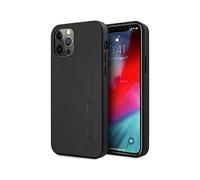 AMG iPhone 12 Pro Max Housse, Noir - Cuir Hot Stamp