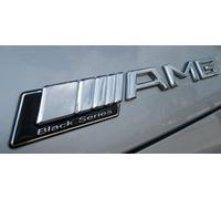 AMG Noir Badge Neuf pour les Nouveaux Coffre Porte de Coffre Badge