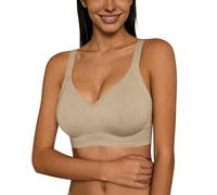 AMhomely Soutien-gorge de sport confortable pour femme, couverture complète, sans armatures, pour le sommeil, le yoga, le quotidien, 07- Kaki, S