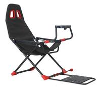 Amhuui Cockpit De Simulateur Pliable, Simulateur De Volant De Course, Cockpit De Support avec Siège De Course, Support De Volant Réglable, Siège, Dossier, Ergonomie Cockpit De Simulateur Pliable