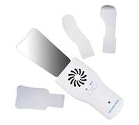 Amhuui Miroirs de photographie dentaire anti-buée, miroir orthodontique LED, intra-oraux avec poignée, kits soins dentaires, LED réflecteur d