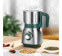 Amhuui Moulin De Cuisine Multifonctionnel, Moulin À Grains 500 W, Équipé De Lames Amovibles en Acier Inoxydable, pour Moudre du Café, des Épices, des Haricots, des Céréales Et des Noix