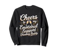 Ami à Boire avec Soutien émotionnel Sweatshirt
