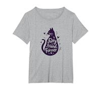 Ami à Quatre Pattes, Amoureux des Chats pour Toujours T-Shirt, Femme Grandes Tailles, Gris Chiné, 4X