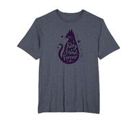 Ami à Quatre Pattes, Amoureux des Chats pour Toujours T-Shirt, Homme Grandes Tailles, Bleu Chiné, 2X Tall