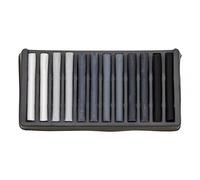 AMI Charbon à dessin - 12 bâtonnets - 6 tons de gris