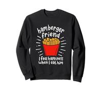 Ami Hamberger Je ressens du Bonheur Quand Je Le Mange - Sweatshirt