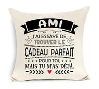 Ami J'Ai essayé de trouver Le Cadeau Parfait pour toi mais tu m'as déjà Housse de Coussin Amitié pour Ami Anniversaire Graduation Cadeau de Noël