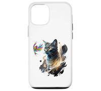 Ami ou Ennemi ? Chat et Oiseau Design Buddies ou Ennemis ? Coque pour iPhone 12/12 Pro