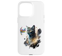 Ami ou Ennemi ? Chat et Oiseau Design Buddies ou Ennemis ? Coque pour iPhone 15 Pro Max