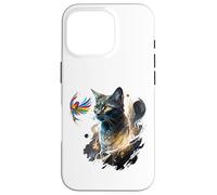 Ami ou Ennemi ? Chat et Oiseau Design Buddies ou Ennemis ? Coque pour iPhone 16 Pro