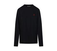 Ami Paris - ADC Long Sleeve T-Shirt - Femme - Tops - Noir - Taille: 42 FR