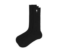 Ami Paris - ADC Three-Pack Socks - unisex - Sous-vêtements - Noir - Taille: XS