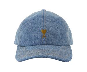 Ami Paris - Ami de coeur Cap - unisex - Accessoires - Bleu - Taille: ONE Size