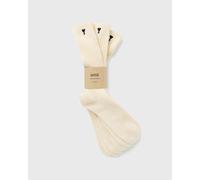 AMI Paris AMI DE COEUR NOIR SOCKS 3-PACK men Socks white taille: EU 43-46