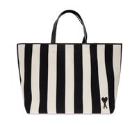 Ami Paris - Ami de Coeur Shopper Bag - Femme - Sacs - Beige - Taille: ONE Size