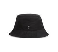 Ami Paris - Ami de Coeur Stud Bucket Hat - Homme - Accessoires - Noir - Taille: 56 CM