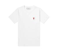 Ami Paris - Ami De Coeur T-Shirt - Homme - Tops - Blanc - Taille: 2XL