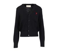 Ami Paris - Ami de Cœur Cardigan - Femme - Pulls - Bleu - Taille: 38 FR