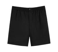 Ami Paris - AMI Paris - Bermuda en coton à revers - Homme - Shorts - Noir - Taille: XL
