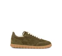 Ami Paris - Baskets Vert Olive à Lacets - Homme - Chaussures - Brun - Taille: 45 EU