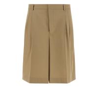 Ami Paris - Bermuda Large Plissé - Homme - Shorts - Beige - Taille: W40