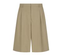 Ami Paris - Bermuda Large Taille Basse avec Deux Plis - Homme - Shorts - Beige - Taille: W40