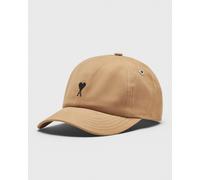 AMI Paris BLACK AMI DE COEUR EMBROIDERY CAP men Caps beige taille: ONE SIZE