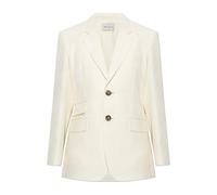 Ami Paris - Blazer à fentes latérales - Femme - Vestes - Beige - Taille: 36 FR