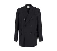 Ami Paris - Blazer Boxy Coupe Droite - Homme - Vestes - Gris - Taille: M