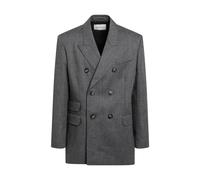 Ami Paris - Blazer droit à double boutonnage - Homme - Costumes - Gris - Taille: XL