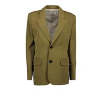 Ami Paris - Blazer Khaki à Double Bouton - Femme - Vestes - Vert - Taille: 36 FR